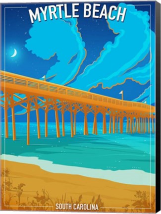 Framed Myrtle Beach Print