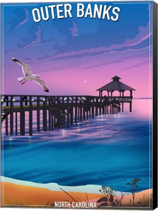 Framed Outer Banks Print