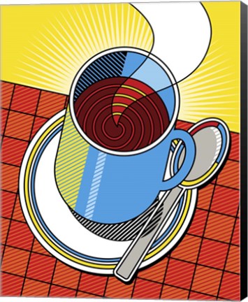 Framed Diner Coffee Print