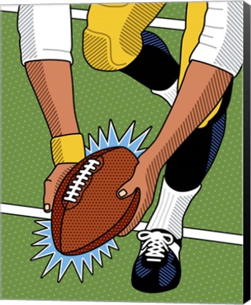 Framed Franco Immaculate Reception Print