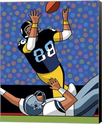 Framed Lynn Swann Super Bowl Catch Print