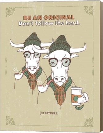 Framed Hipsteers Print