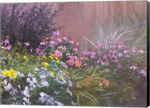 Framed Flower Bed Print