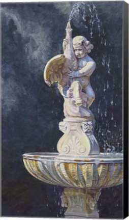 Framed Alone In The Garden Print