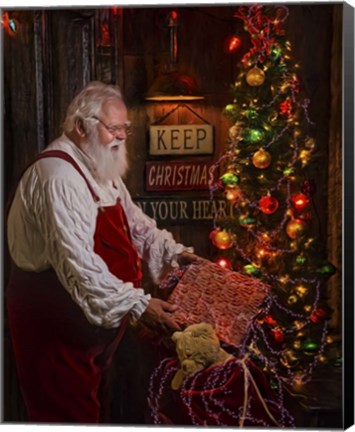 Framed Distributing Print
