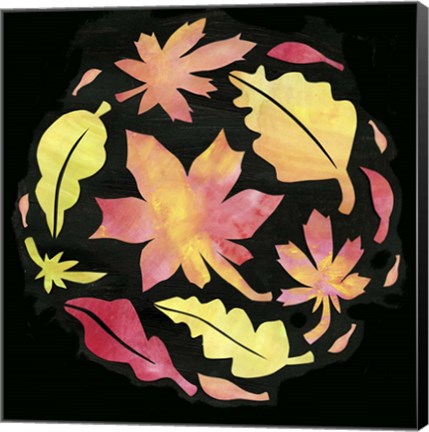 Framed Fall Leaves Print