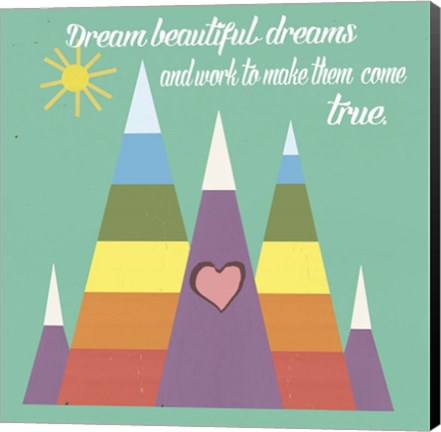 Framed Dream Beautiful Dreams Print