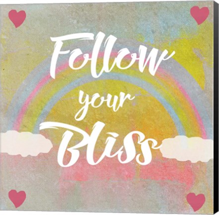 Framed Follow Your Bliss Print