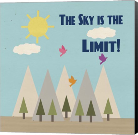 Framed Sky Is The Limit Print