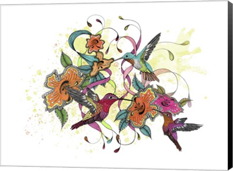Framed Hummingbird Days Print