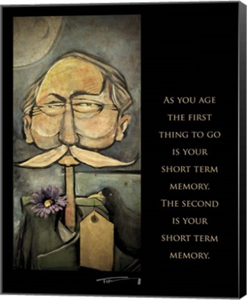 Framed Age Quote Admiral Bird Print