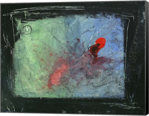 Framed Misdirection On Evening News Print