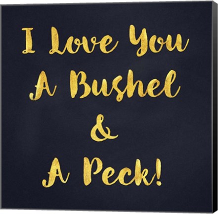 Framed Bushel-Peck Print