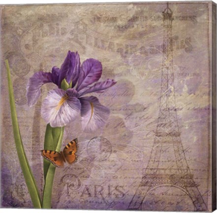 Framed Ville de Paris I Print