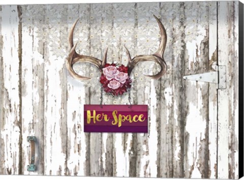 Framed Her Space Santa Fe Cottage Style Print