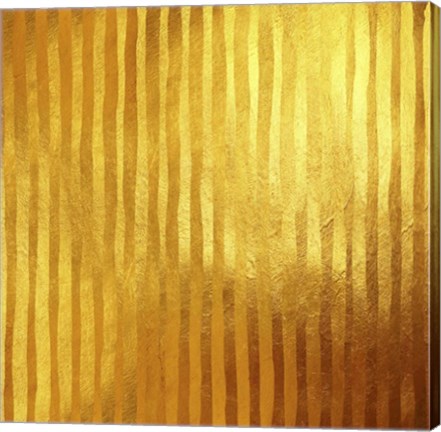 Framed Stripes D&#39;Or Print