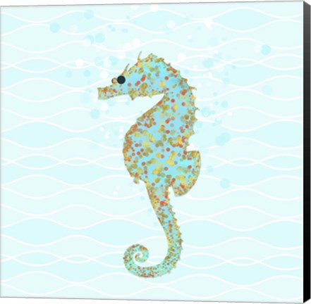 Framed Stanley Seahorse Print