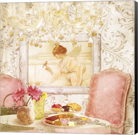 Framed Hotel Regina Paris Tearoom Lunch Print