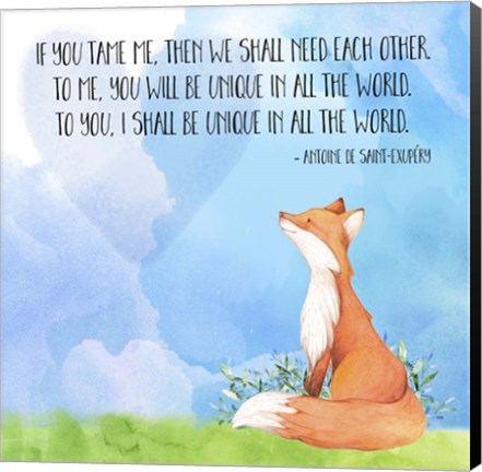 Framed We Shall Need Each Other Print