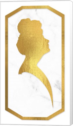 Framed Gibson Girl Cameo Long right Print