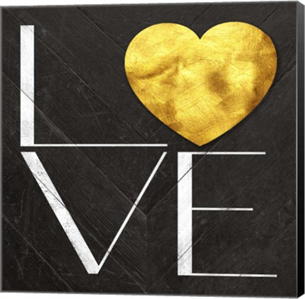 Framed Rustic Love Print