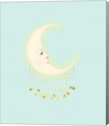 Framed Dreaming Of The Moon Print