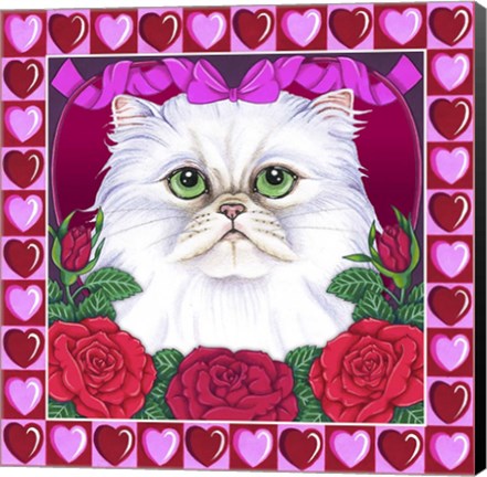 Framed Valentines Persian Print