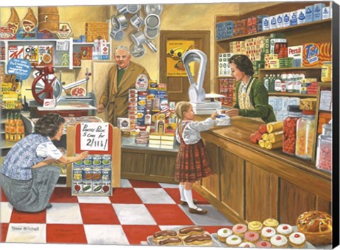 Framed Open All Hours Print
