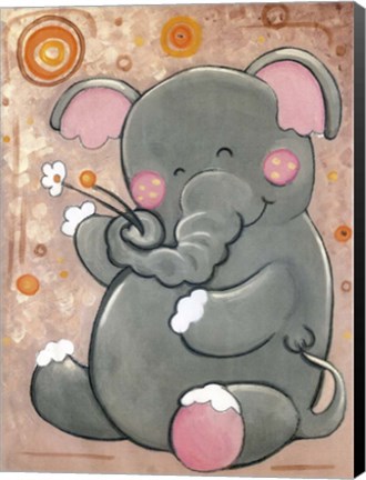 Framed Flowers for Ellie Print