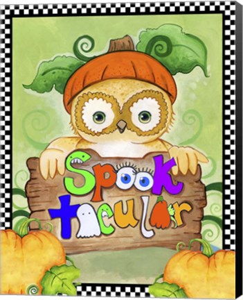 Framed Spooktacular Owl Print