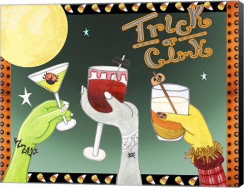 Framed Trick or Clink Print