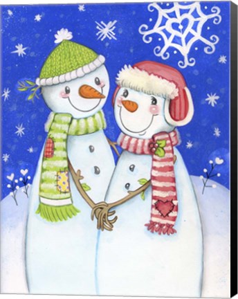 Framed Snow Much Love Print