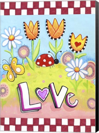 Framed Love Bug Print