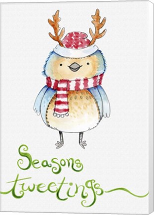 Framed Reindeer Tweet Print