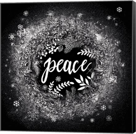 Framed Frosty Peace Print