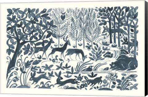 Framed Forest Life II Print