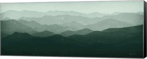 Framed Green Mountains Print