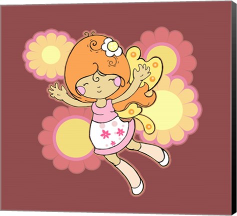Framed Flying Fairy Print
