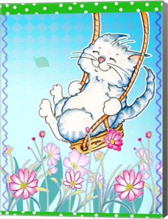 Framed Spring Swing Print