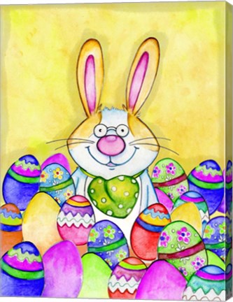 Framed Easter Bunny Print