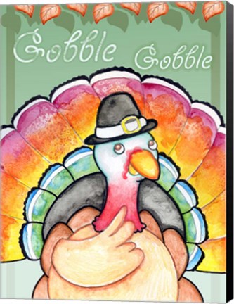 Framed Gobble Gobble Print