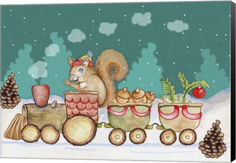 Framed Woodland Express Print