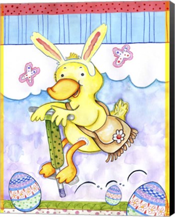 Framed Bunny Hop Print
