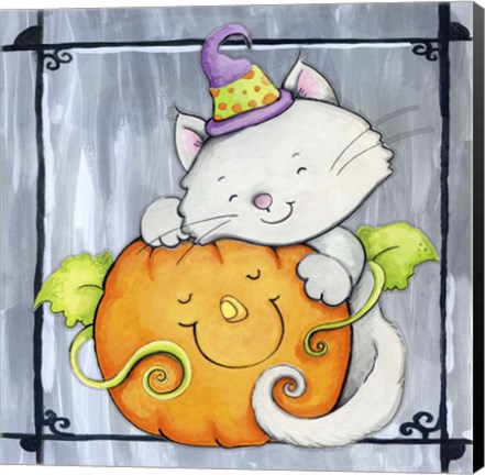 Framed Pumpkin Hugs Print