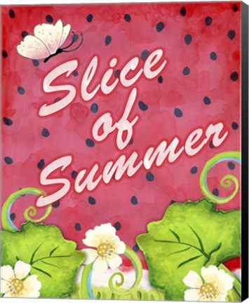 Framed Slice of Summer Print