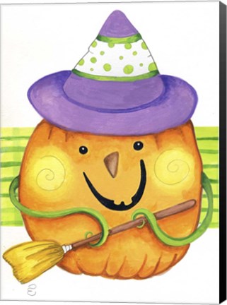 Framed Grab Your Broom Print