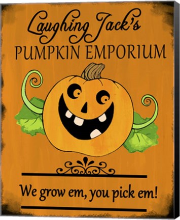 Framed Laughing Jack Print