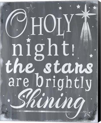 Framed O Holy Night Print
