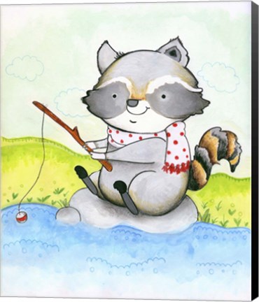 Framed Gone Fishing Print