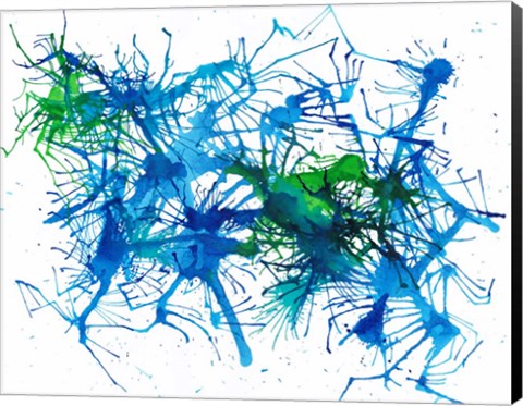 Framed Splatters 1 Print